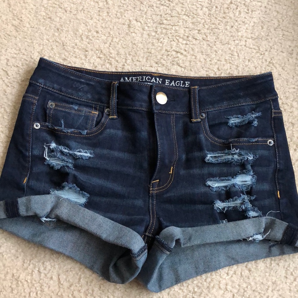 American eagle High rise shorties